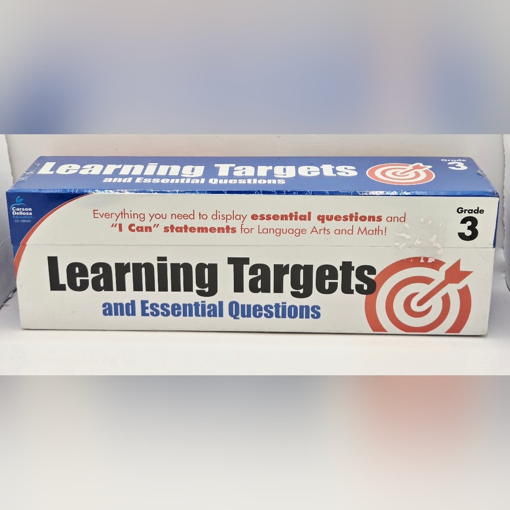 Carson Dellosa Learning Targets and Essential Questions‎ Grade 3 Brand New